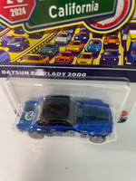 *Signed* Hot Wheels 1/64 38th Annual Collectors Convention Los Angeles Matt Gabe Dinner Set #690 Datsun Fairlady 2000 Blue (Read Description)