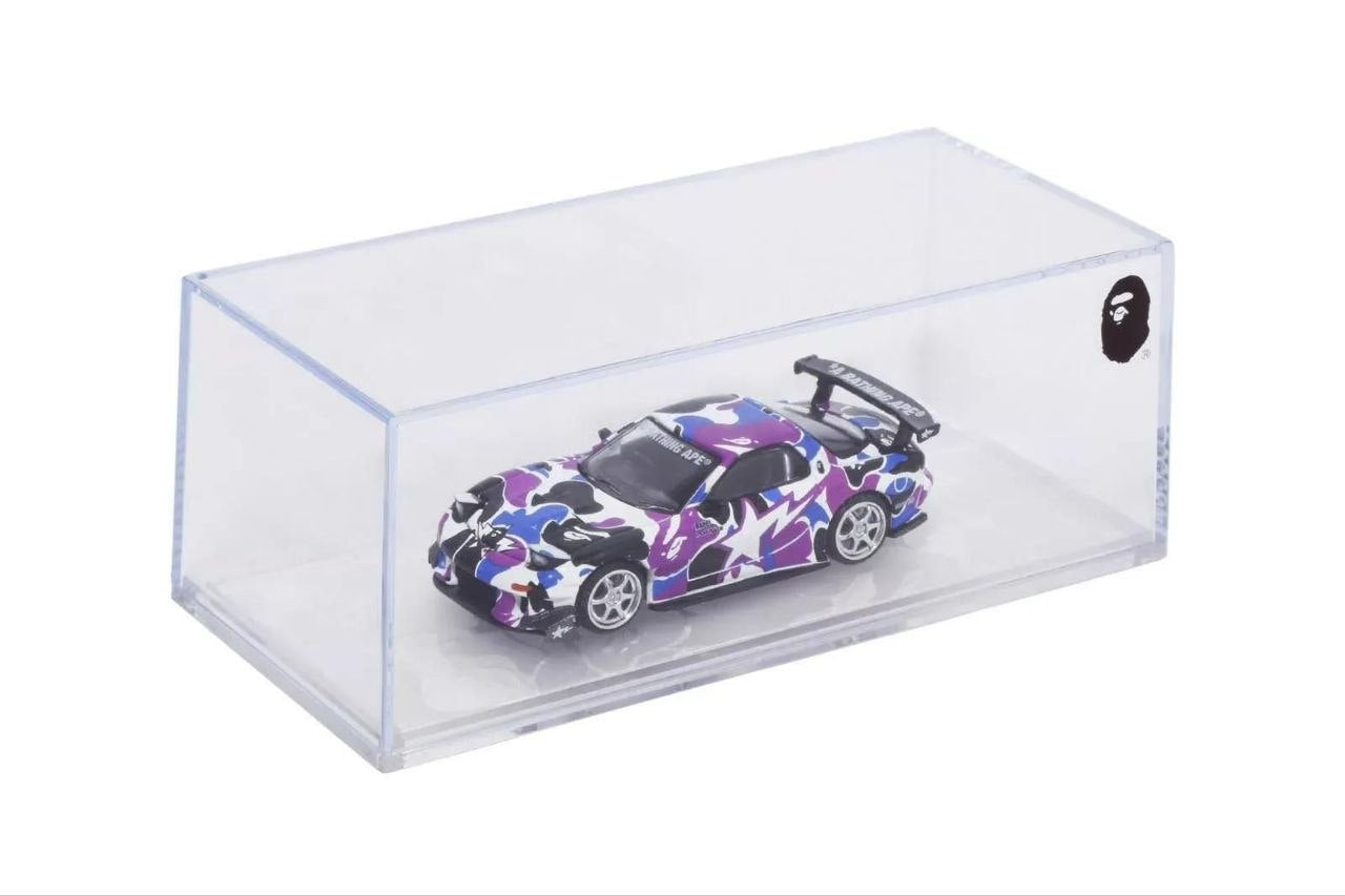 Pop Race x Bape 1/64 Mazda RX-7 FD3S Re-Amemiya Hong Kong 20th