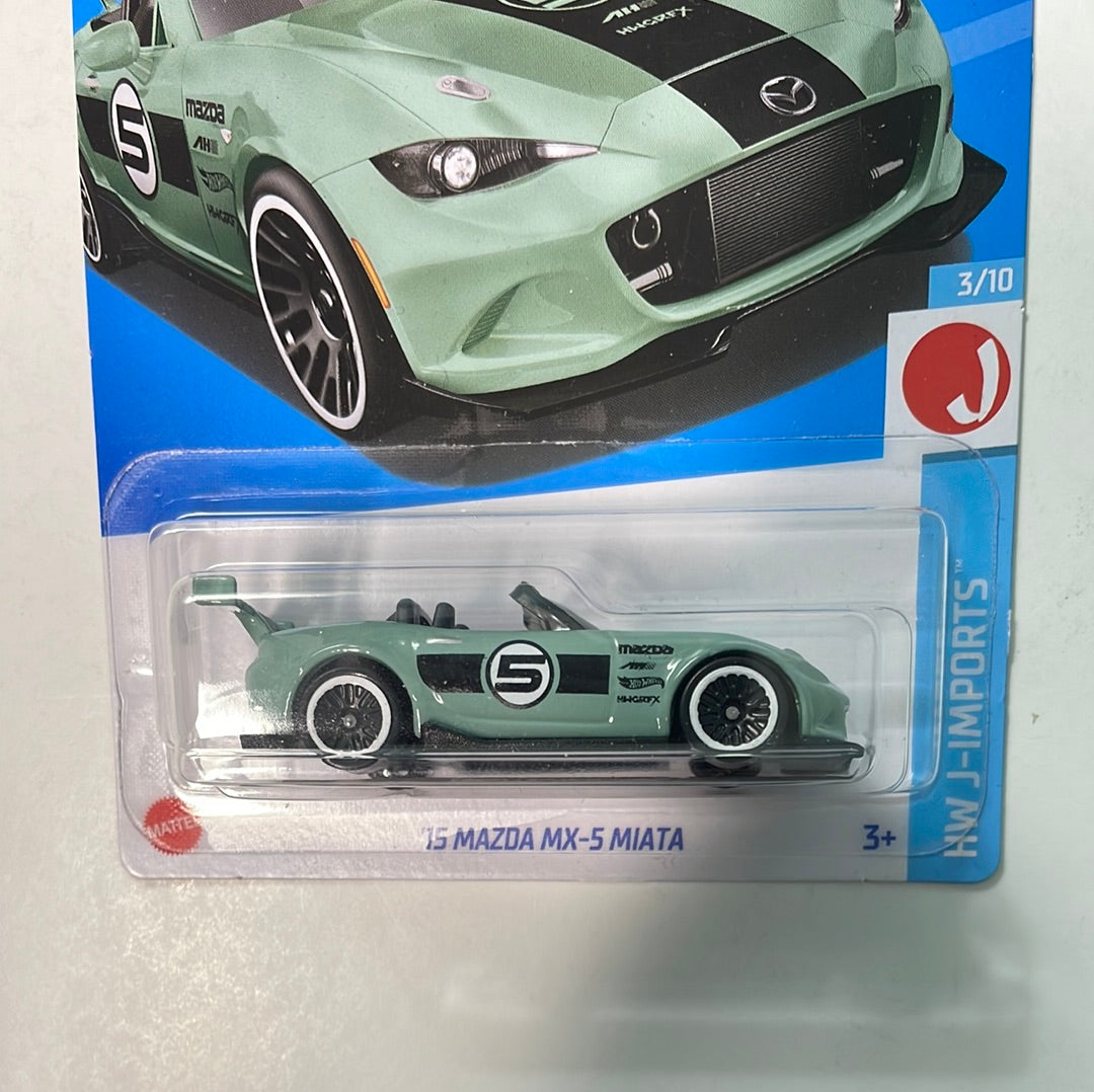 Hot Wheels 1/64 '15 Mazda MX-5 Miata Green – Flipn Diecast
