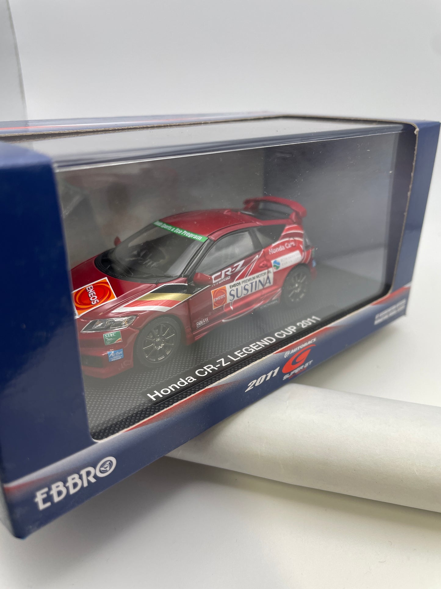 Ebbro 1/43 Honda CR-Z Legend Cup 2011 Red