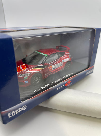 Ebbro 1/43 Honda CR-Z Legend Cup 2011 Red