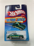 Hot Wheels 1/64 Ultra Hots Porsche 356 Outlaw Green - Damaged Card