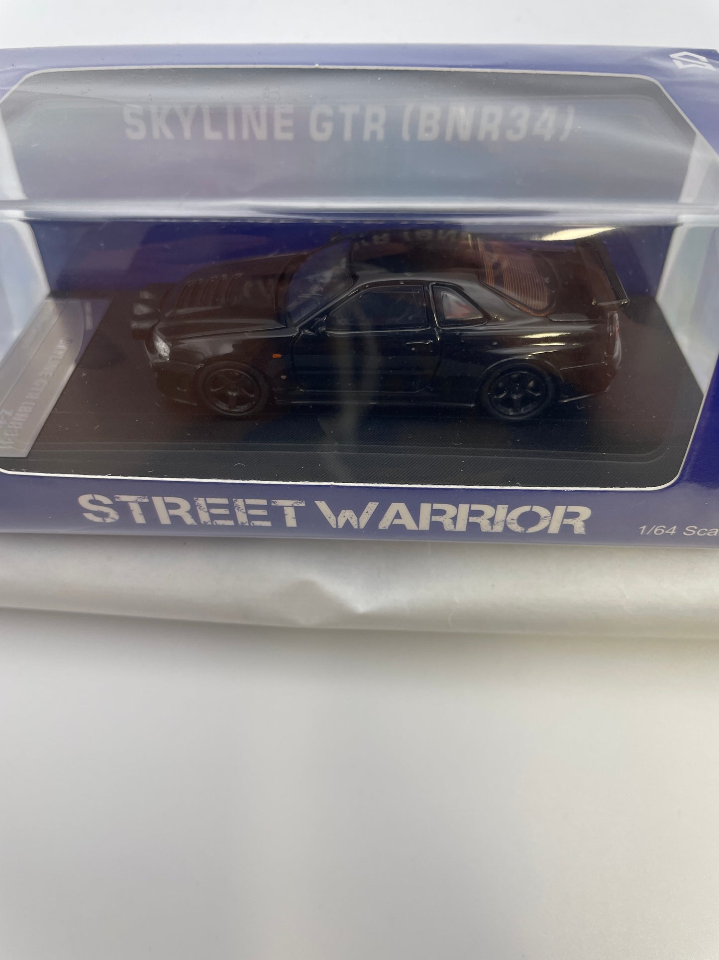 Street Warrior 1/64 Nissan Skyline GT-R BNR34 Z-Tune Drift Black