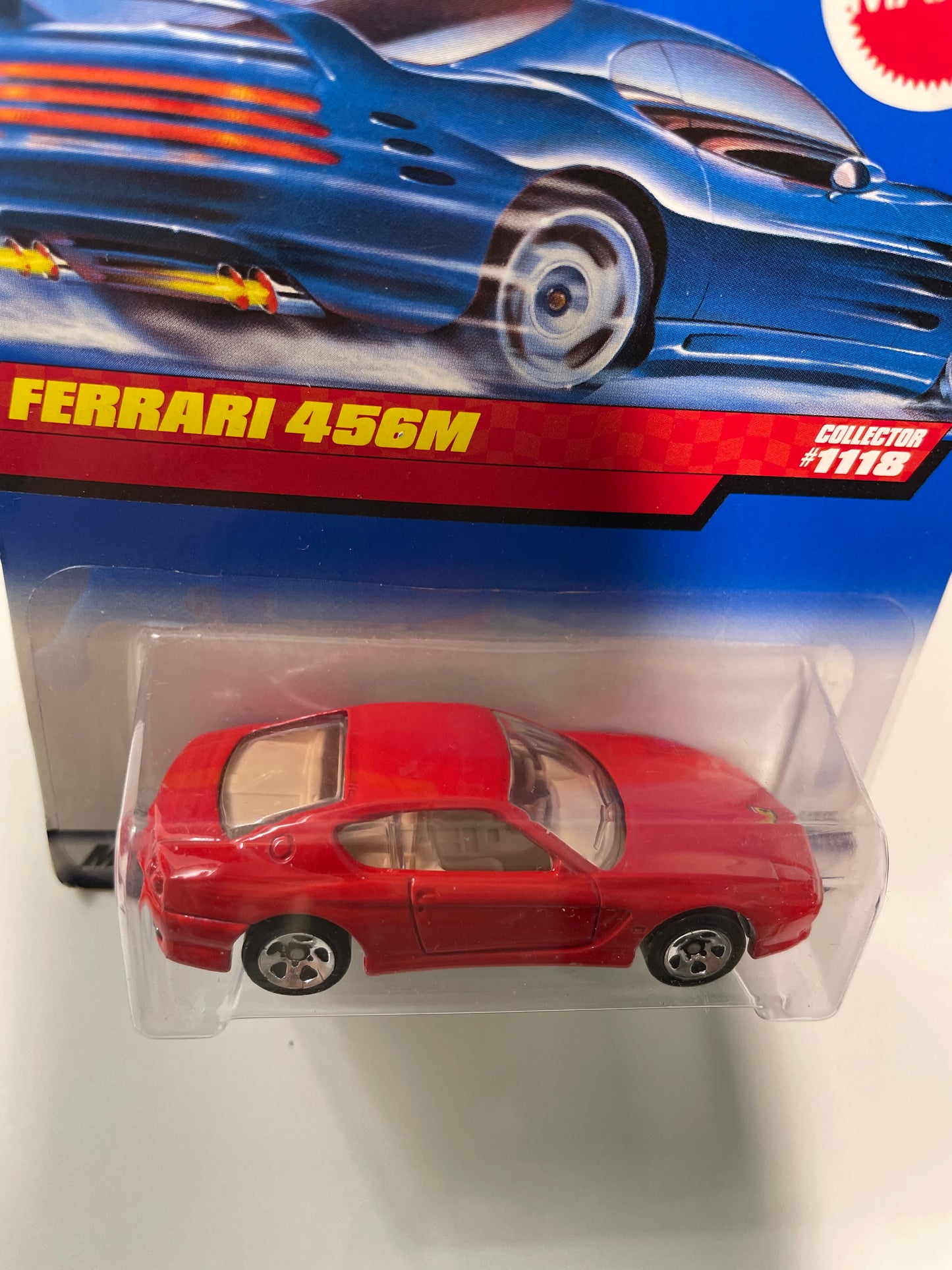 Hot Wheels 1/64 Ferrari 456M Red - Damaged Box