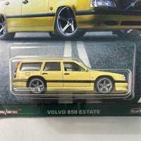 Hot Wheels 1/64 Car Culture Fast Wagon Volvo 850 Estate Yellow