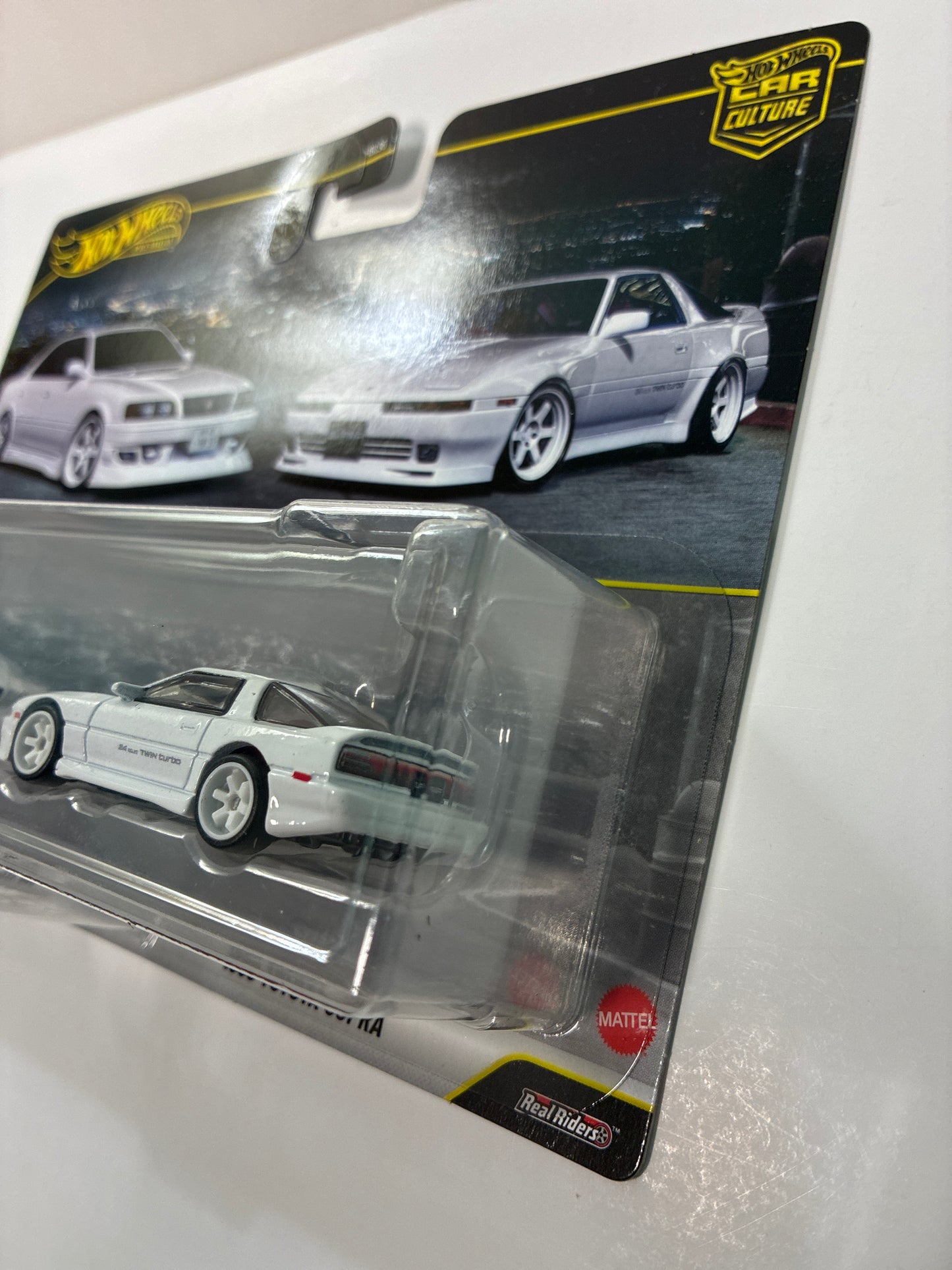 Hot Wheels 1/64 Car Culture Premium 2 Pack Toyota Chaser JZX 100 & 1989 Toyota Supra White - JHW57
