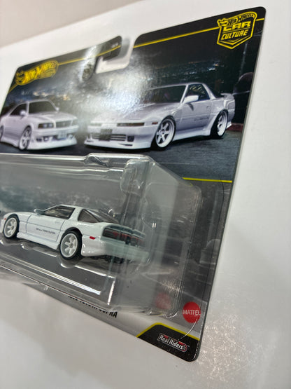 Hot Wheels 1/64 Car Culture Premium 2 Pack Toyota Chaser JZX 100 & 1989 Toyota Supra White - JHW57