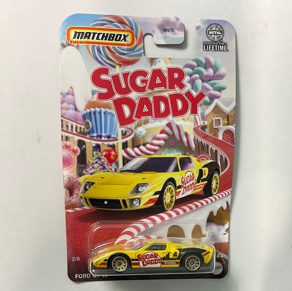 Matchbox 1/64 Candy Series Ford GT 40 Yellow - Sugar Daddy