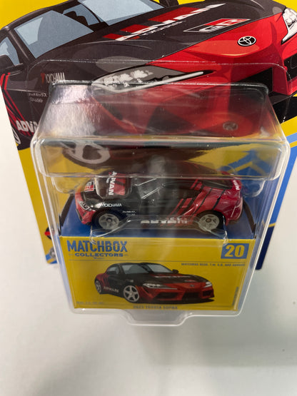 Matchbox Collectors 1/64 2023 Toyota Supra Advan Red & Black