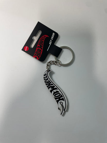 Hot Wheels Key Chain White & Black - 181368