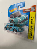 Hot Wheels 1/64 Morris Mini Short Card Blue