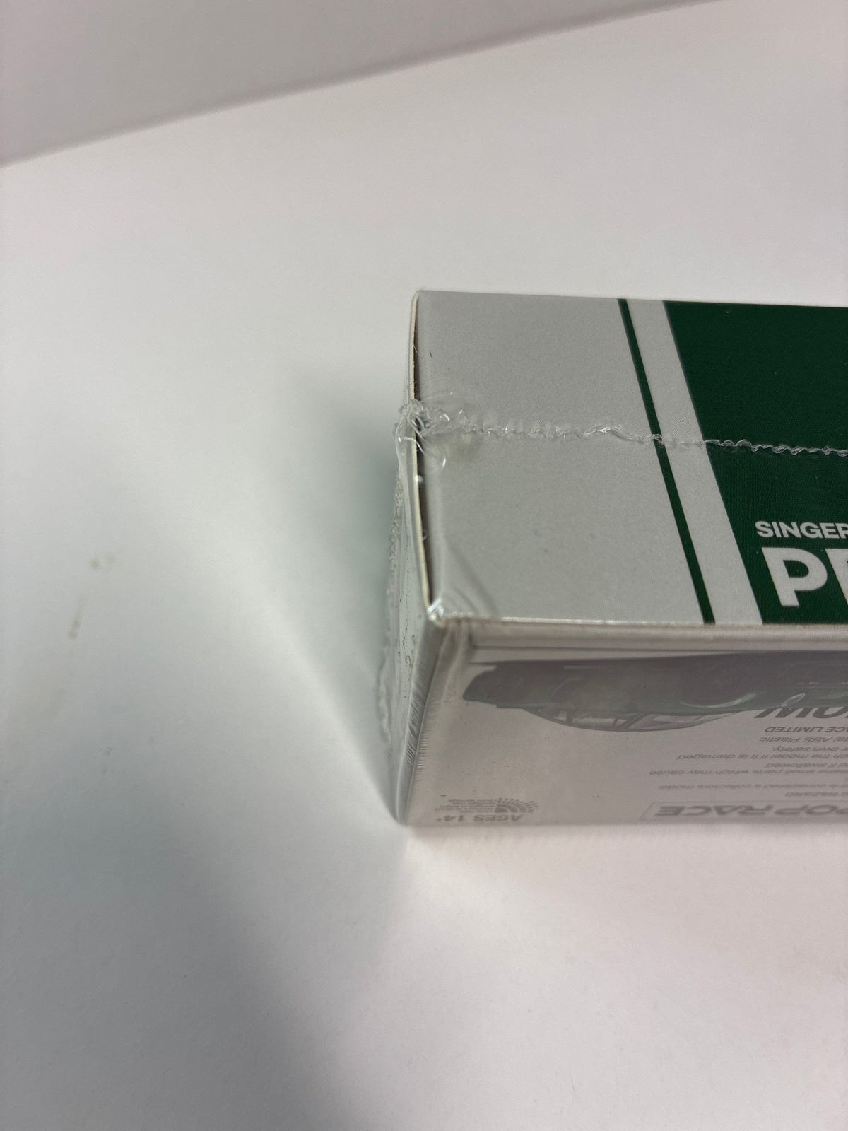 Pop Race 1/64 Singer DLS Porsche Turbo Green - PR64-0326 - Damaged Box