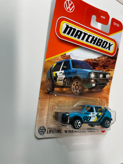 Matchbox 1/64 ‘90 Volkswagen Golf Country Blue