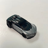 *Loose* Hot Wheels 1/64 Car Culture ‘16 Bugatti Chiron Black & Grey