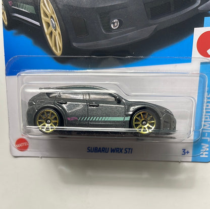 *Japan Card* Hot Wheels 1/64 Subaru WRX STI Grey