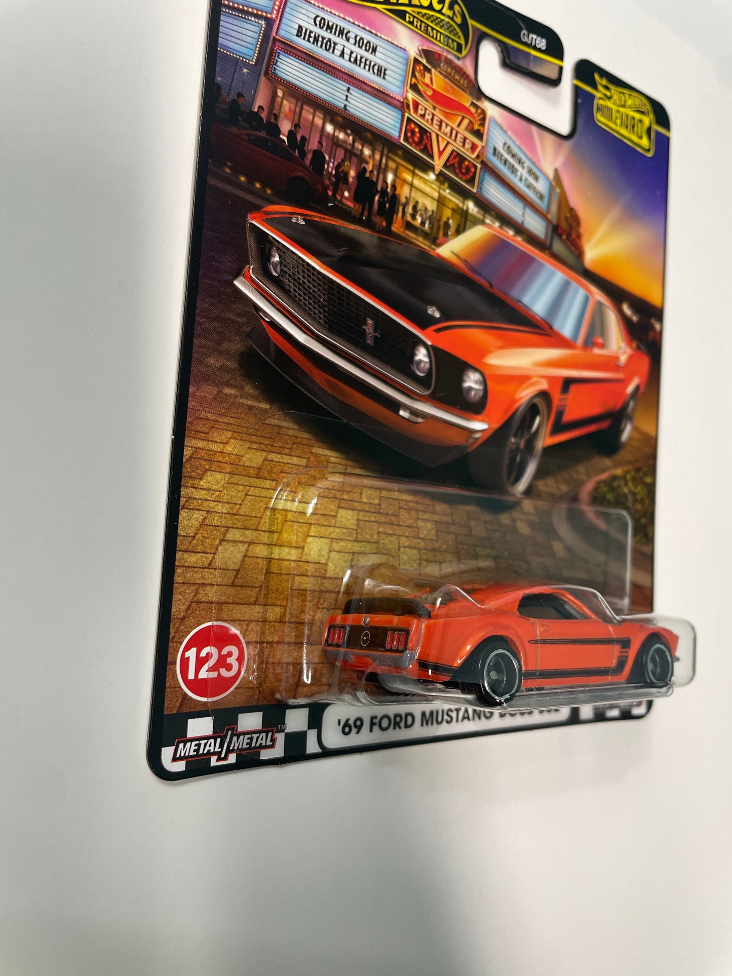Hot Wheels 1/64 Boulevard Mix B ‘69 Ford Mustang Boss 302 Orange