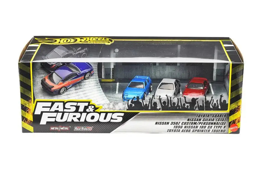 Hot Wheels 1/64 Premium Collector Car Culture Box Set Fast & Furious - JFL99 - Damaged Box