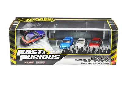 Hot Wheels 1/64 Premium Collector Car Culture Box Set Fast & Furious - JFL99 - Damaged Box