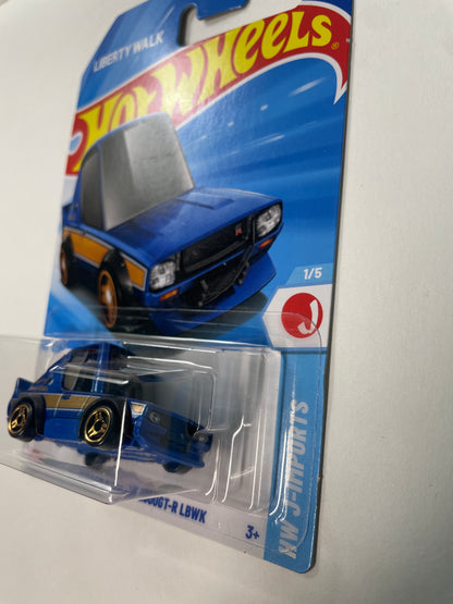 Hot Wheels 1/64 Nissan Skyline 2000GT-R LBWK Blue