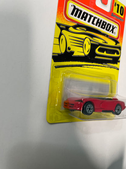 Matchbox 1/64 SuperFast Dodge Viper RT/10 Red