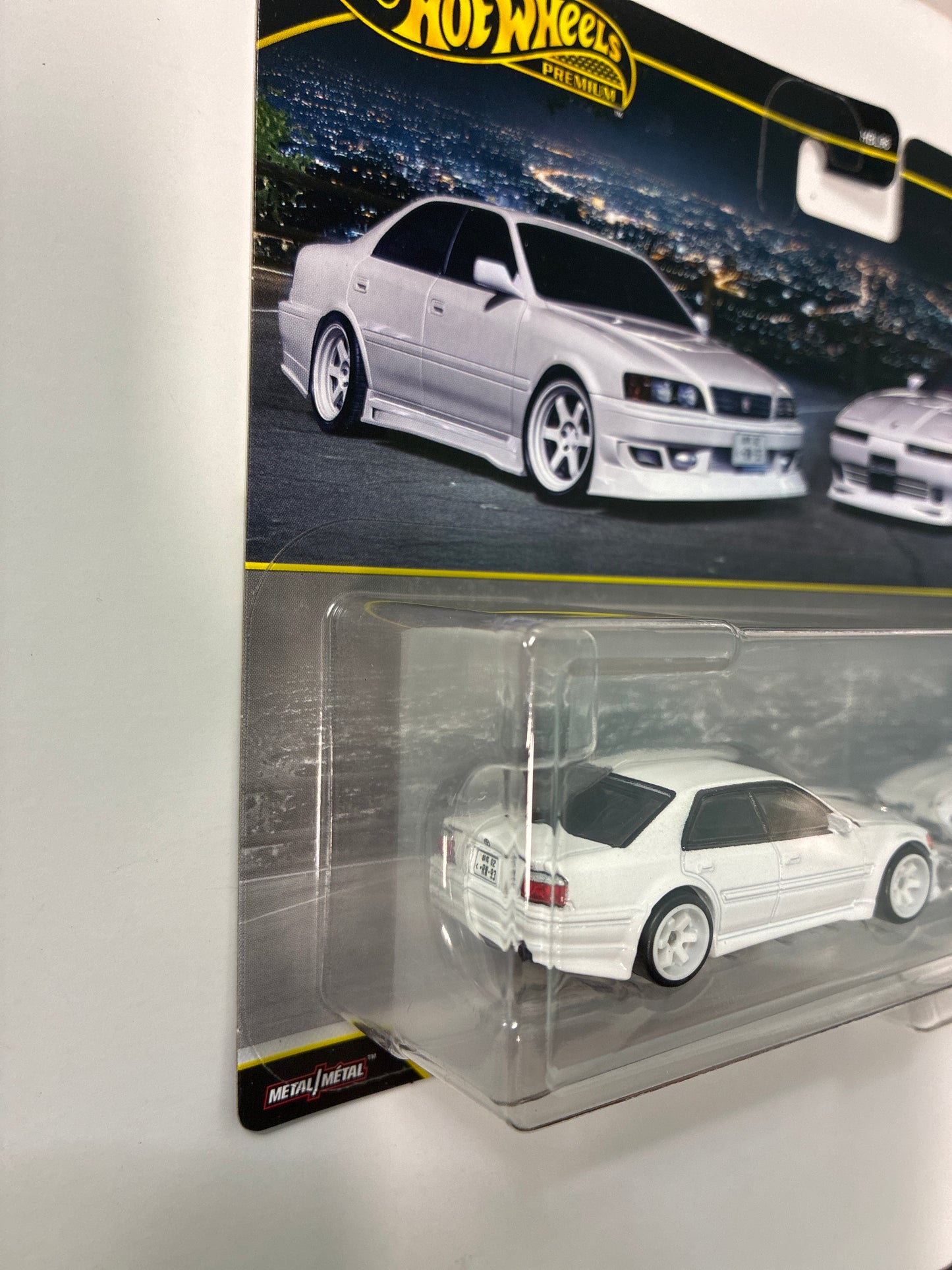 Hot Wheels 1/64 Car Culture Premium 2 Pack Toyota Chaser JZX 100 & 1989 Toyota Supra White - JHW57
