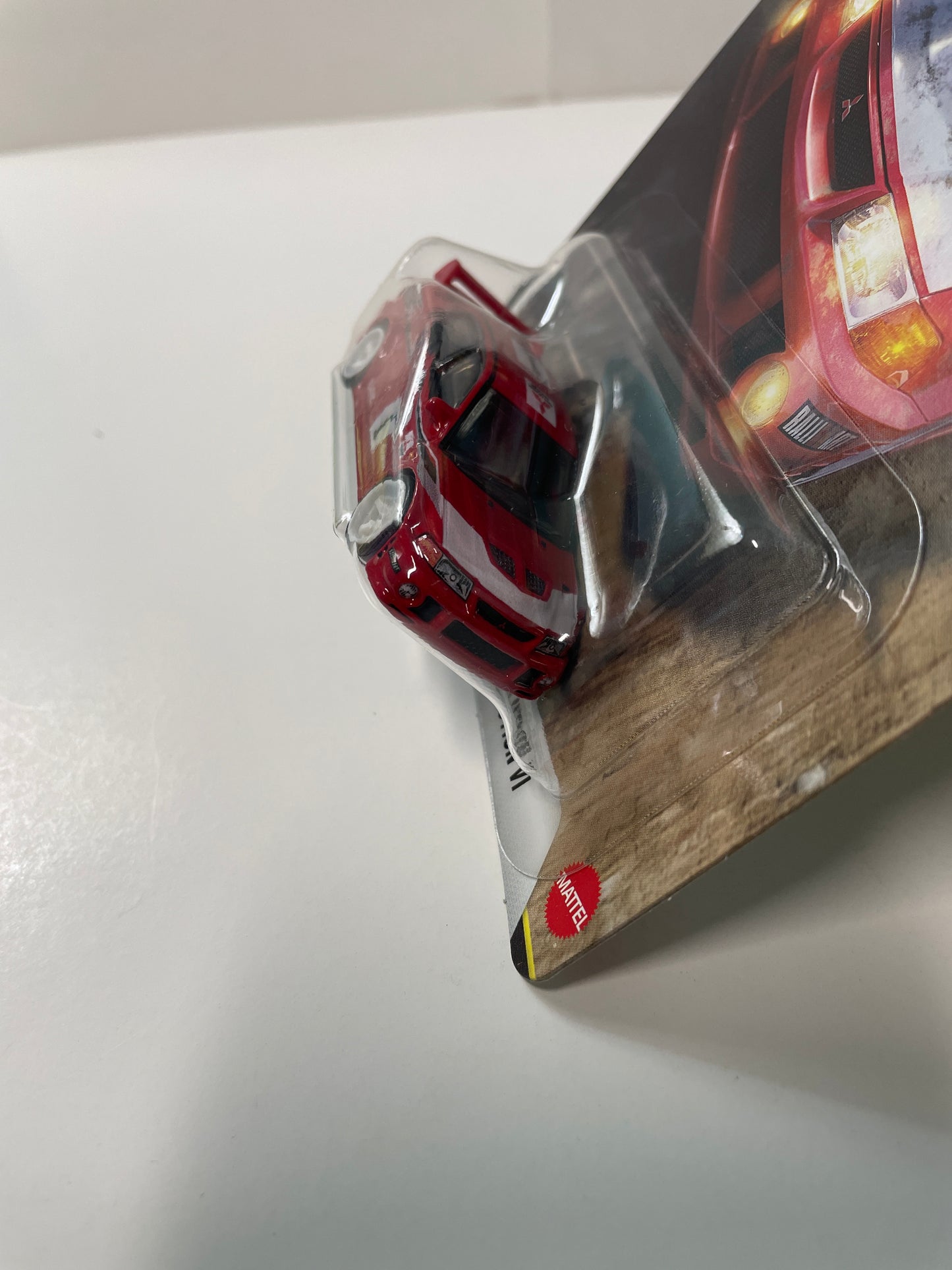 Hot Wheels 1/64 Car Culture Thrill Climbers Mitsubishi Lancer Evolution VI Red - JKF19 - Damaged Box