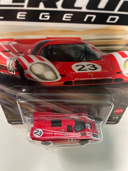 Hot Wheels 1/64 Car Culture Circuit Legends Porsche 917KH Japan Card Red - SKU: JBK63