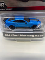 Hot Wheels 1/43 2021 Ford Mustang Mach 1 Blue