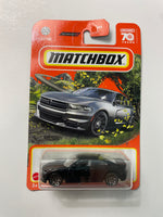 Matchbox 1/64 2018 Dodge Charger Black - Damaged Card