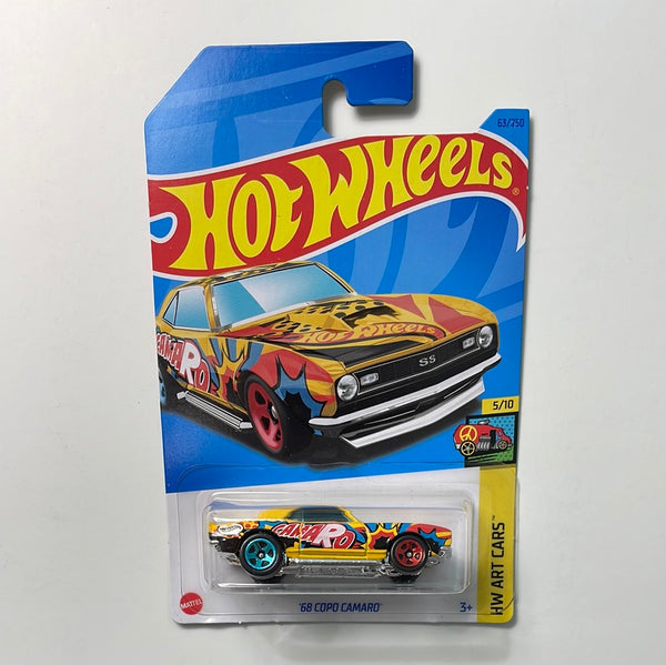Hot Wheels 1/64 ‘68 Copo Camaro Yellow