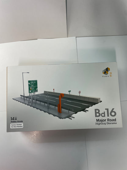 Tiny 1/64 Bd16 Major Road Highway Diorama