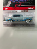 Hot Wheels 1/64 Wayne’s Garage ‘57 Chevy Blue