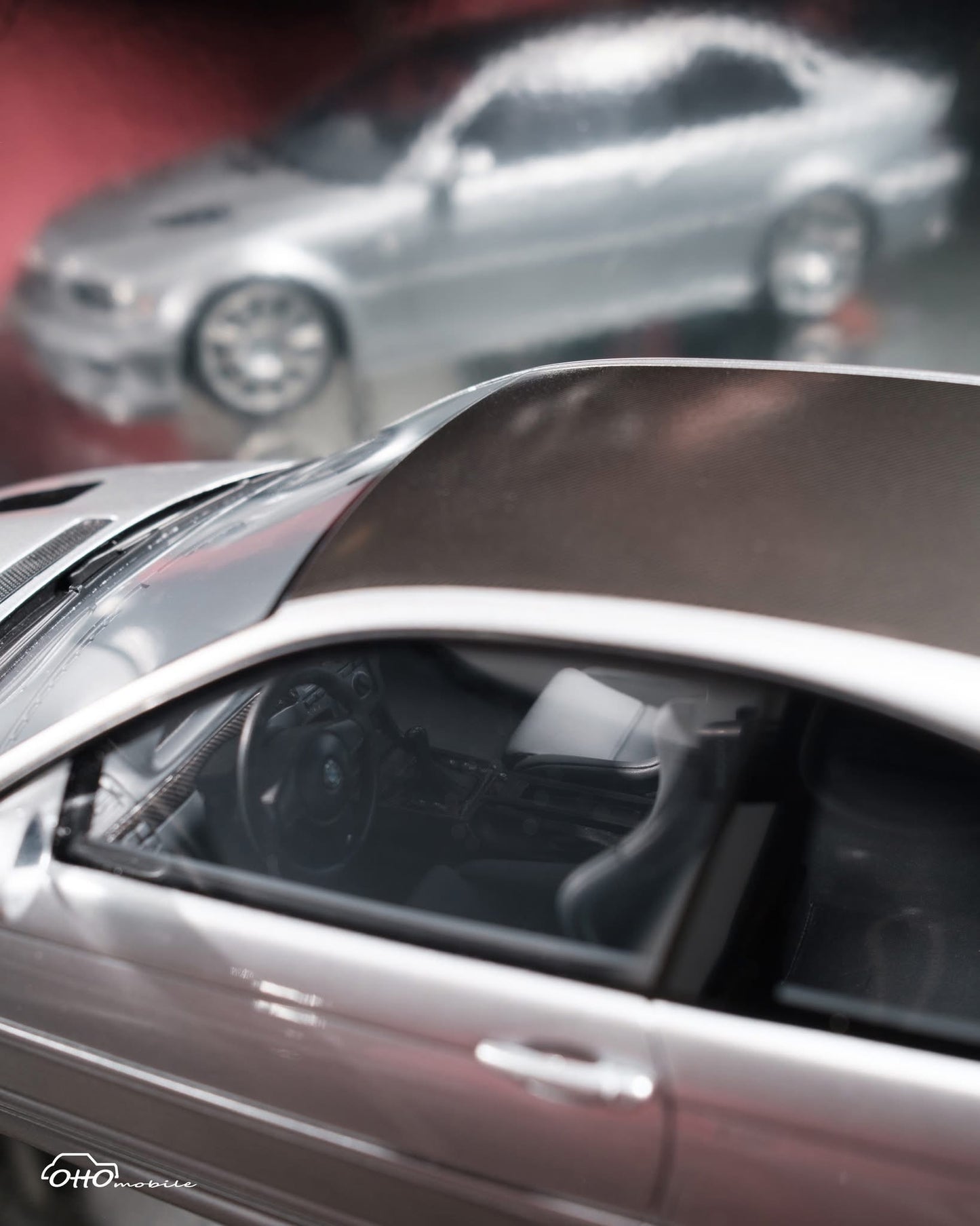 Otto Mobile 1/18 BMW M3 E46 GTR Street Silver