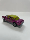 *Loose* Hot Wheels 1/64 50th Favorites ‘55 Chevy Bel Air Gasser Pink & Green