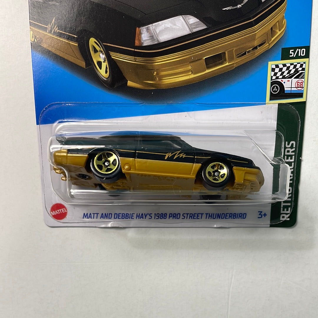 Hot Wheels 1/64 Matt and Debbie Hay’s 1988 Pro Street Thunderbird Black