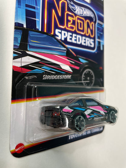 Hot Wheels 1/64 Neon Speeders Toyota AE-86 Corolla Black & Pink