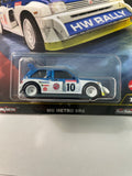 Hot Wheels 1/64 Car Culture Hammer Drop MG Metro 6R4 White & Blue