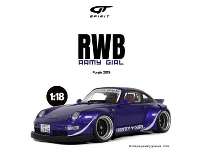 GT Spirit 1/18 2015 RWB Army Girl Resin Series Purple - GT562