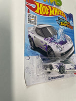 Hot Wheels 1/64 Color Shifters El Segundo Coupe White & Purple - Damaged Box