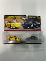 Hot Wheels 1/64 Premium Car Culture 2 Pack Porsche 993 GT2 & Porsche 718 Cayman GT4