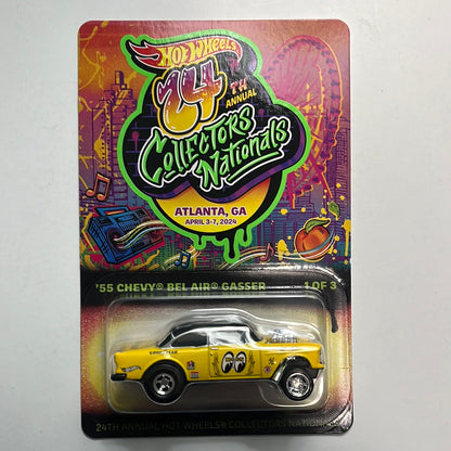 Hot Wheels 2024 Atlanta Convention ‘55 Chevy Bel Air Gasser Mooneyes