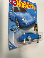 Hot Wheels 1/64 ‘96 Porsche Carrera Blue - Damaged Card