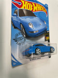 Hot Wheels 1/64 ‘96 Porsche Carrera Blue - Damaged Card