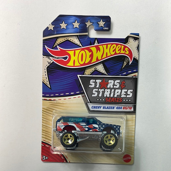 Hot Wheels 1/64 Stars & Stripes Series Chevy Blazer 4x4 Blue