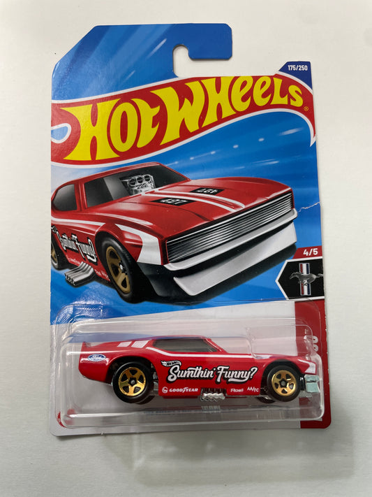 Hot Wheels 1/64 ‘71 Mustang Funny Car Red - Damaged Box