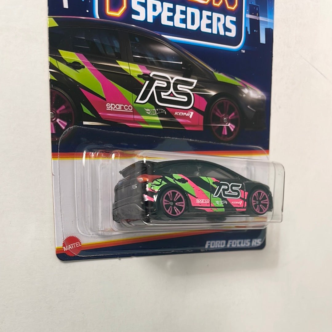 Hot Wheels 1/64 Neon Speeders Ford Focus RS