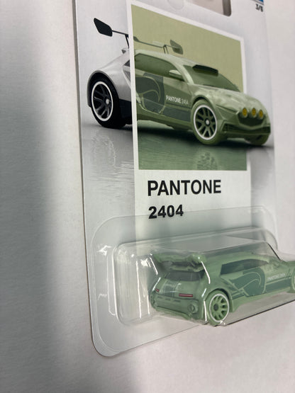 Hot Wheels 1/64 Silver Series Pantone #2404 Rally Finale Green - JKY54
