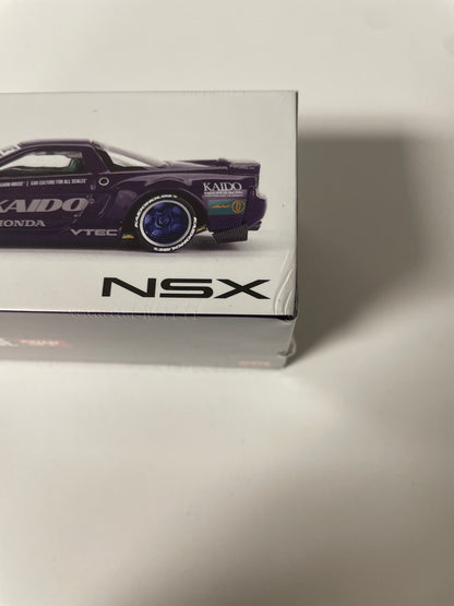 Mini GT x Kaido House 1/64 Honda NSX Kaido Racing V2 Purple - KHMG173 - Damaged Box