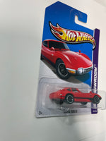 Hot Wheels 1/64 Toyota 2000 GT Red - Damaged Card