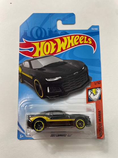 Hot Wheels 1/64 2017 Camaro ZL1 Black - Damaged Box